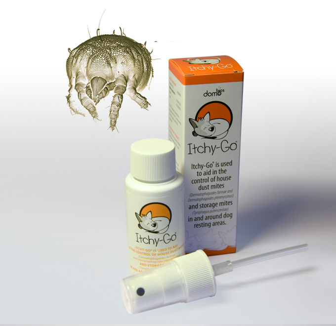 Illu_produit_Itchy-Go Itchy-Go anti-acariens de Domobios, une solution efficace et rapide pour supprimer les acariens allergisants. Sans produit toxique et sans effet secondaire.